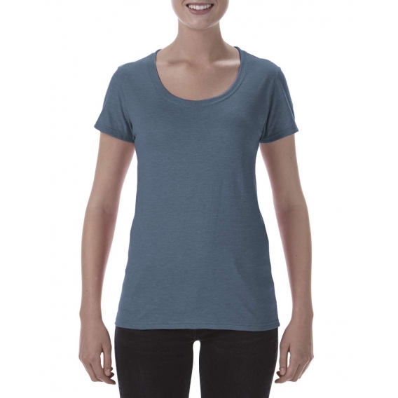 SOFTSTYLE® LADIES' DEEP SCOOP T-SHIRT