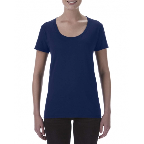 SOFTSTYLE® LADIES' DEEP SCOOP T-SHIRT