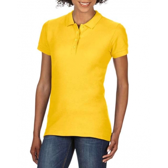 SOFTSTYLE® LADIES' DOUBLE PIQUÉ POLO