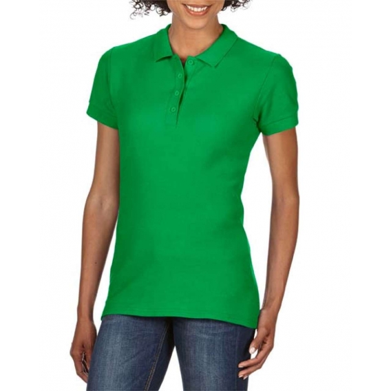 SOFTSTYLE® LADIES' DOUBLE PIQUÉ POLO