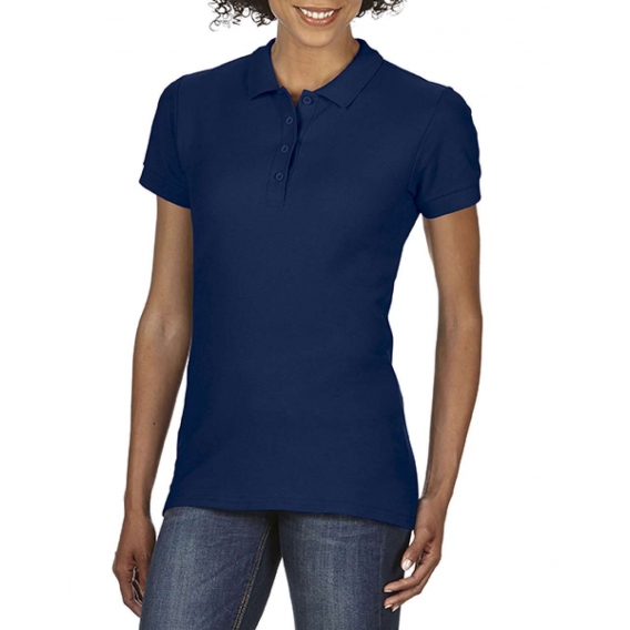 SOFTSTYLE® LADIES' DOUBLE PIQUÉ POLO