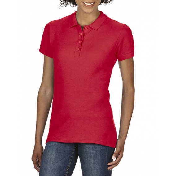 SOFTSTYLE® LADIES' DOUBLE PIQUÉ POLO