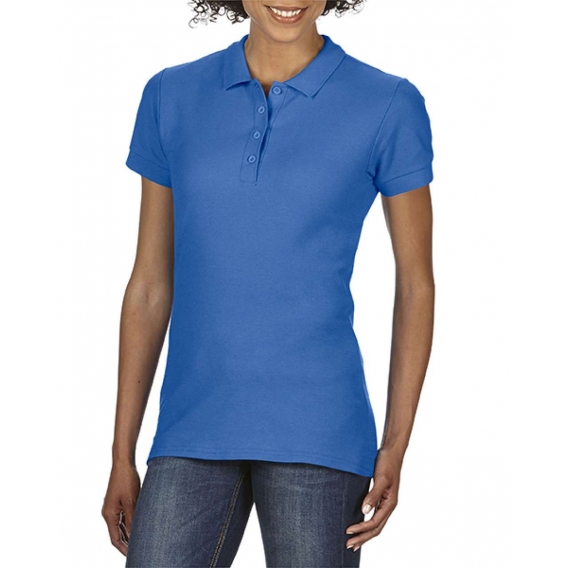 SOFTSTYLE® LADIES' DOUBLE PIQUÉ POLO