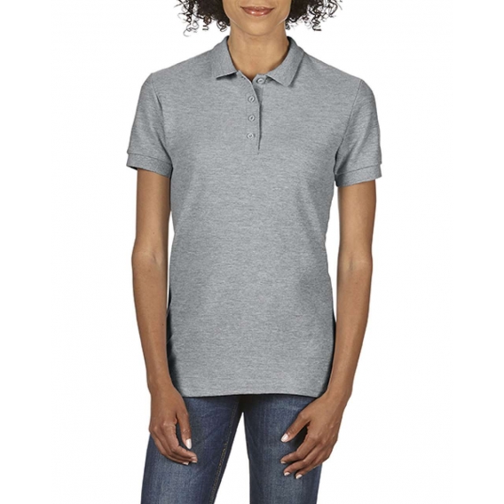 SOFTSTYLE® LADIES' DOUBLE PIQUÉ POLO