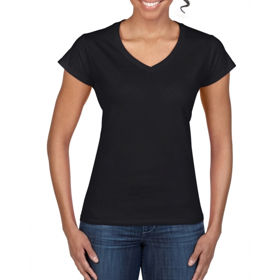 SOFTSTYLE® LADIES' V-NECK T-SHIRT