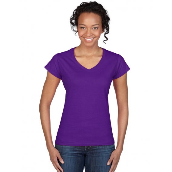 SOFTSTYLE® LADIES' V-NECK T-SHIRT