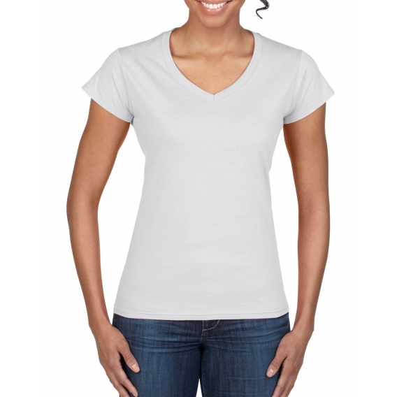 SOFTSTYLE® LADIES' V-NECK T-SHIRT