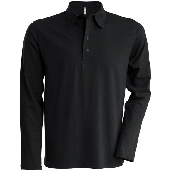 MEN'S LONG SLEEVE JERSEY POLO SHIRT