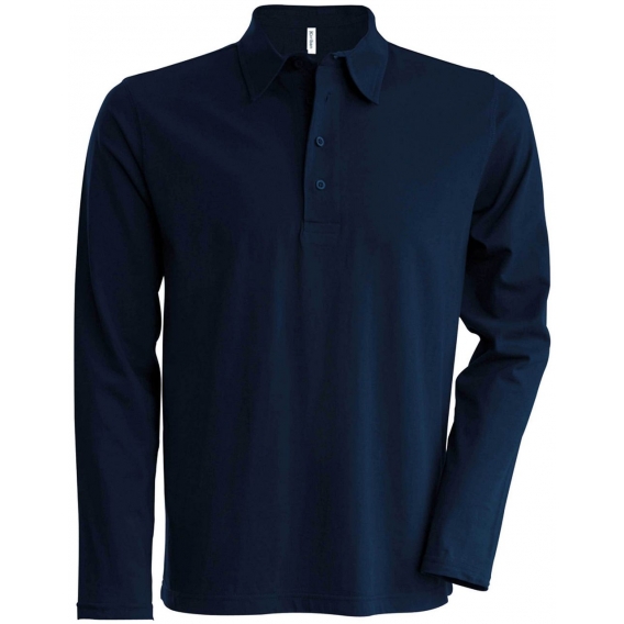 MEN'S LONG SLEEVE JERSEY POLO SHIRT