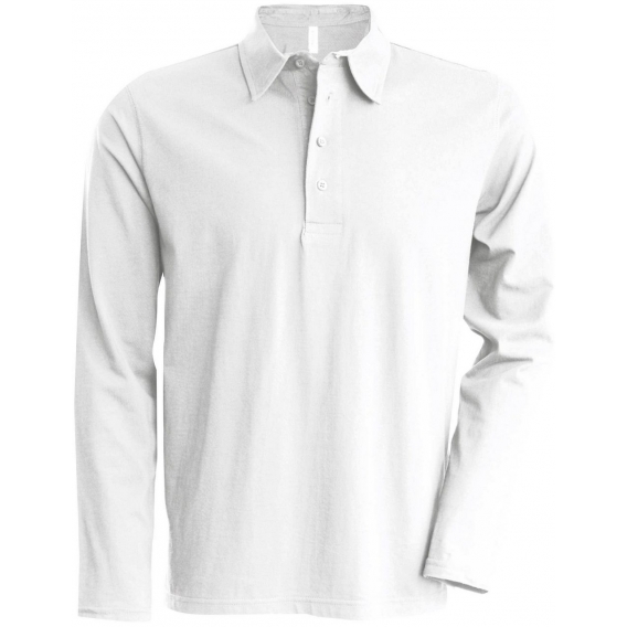 MEN'S LONG SLEEVE JERSEY POLO SHIRT