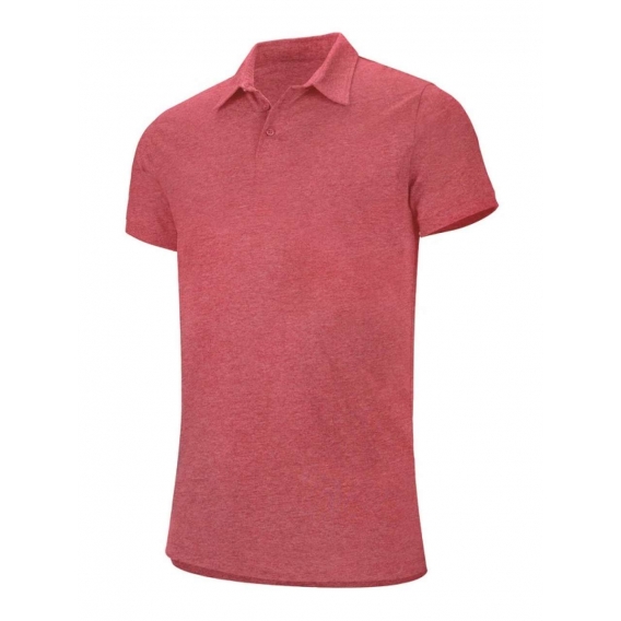 MEN'S SHORT-SLEEVED MELANGE POLO SHIRT
