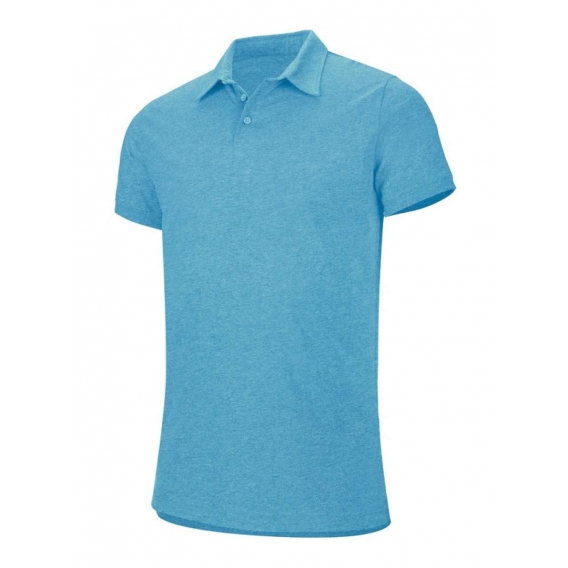 MEN'S SHORT-SLEEVED MELANGE POLO SHIRT
