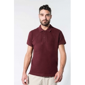 MEN'S ORGANIC PIQUÉ SHORT-SLEEVED POLO SHIRT