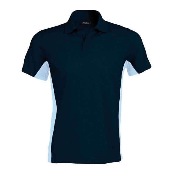 FLAG - SHORT-SLEEVED TWO-TONE POLO SHIRT
