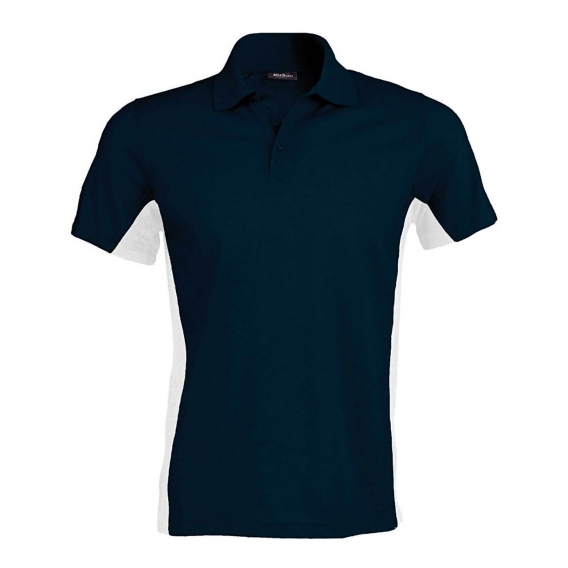 FLAG - SHORT-SLEEVED TWO-TONE POLO SHIRT