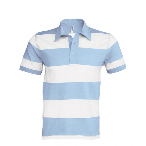RAY - SHORT-SLEEVED STRIPED POLO SHIRT