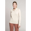 LADIES' LONG-SLEEVED POLO SHIRT