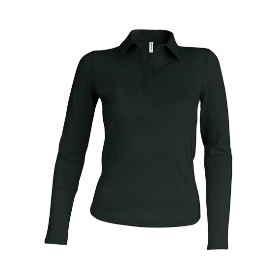 LADIES' LONG-SLEEVED POLO SHIRT