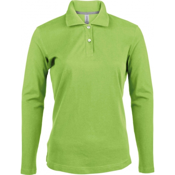 LADIES' LONG-SLEEVED POLO SHIRT