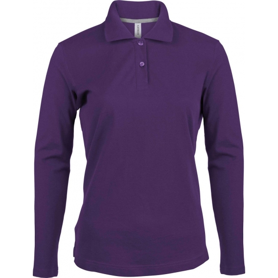 LADIES' LONG-SLEEVED POLO SHIRT