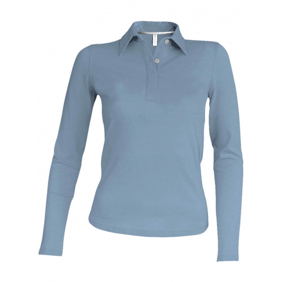 LADIES' LONG-SLEEVED POLO SHIRT