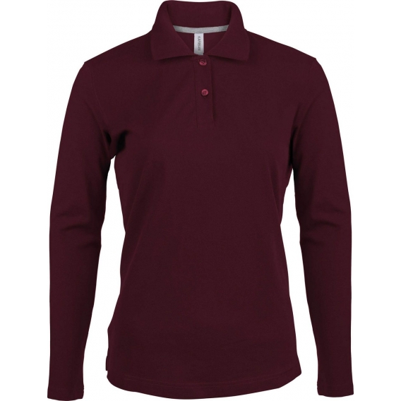 LADIES' LONG-SLEEVED POLO SHIRT