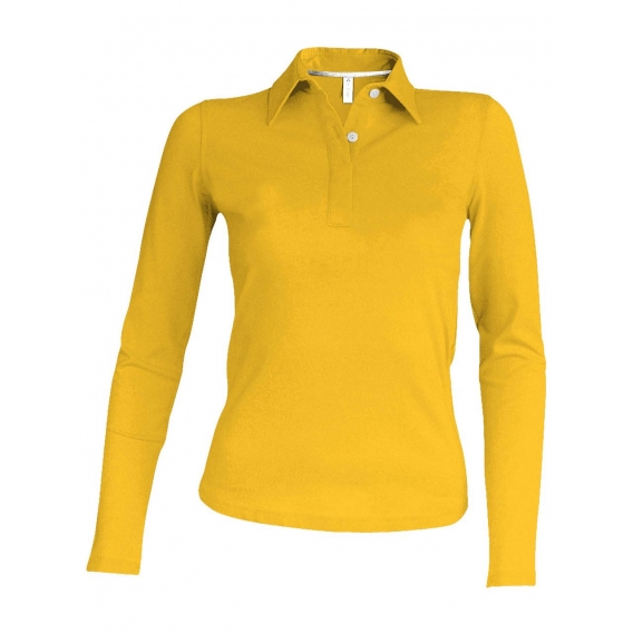 LADIES' LONG-SLEEVED POLO SHIRT