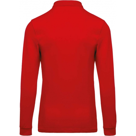MEN'S LONG-SLEEVED PIQUÉ POLO SHIRT