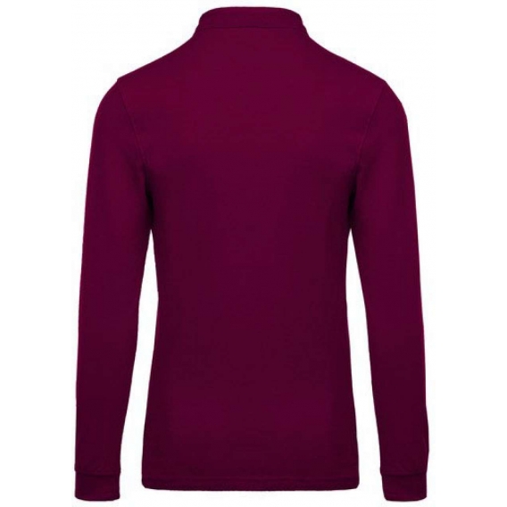 MEN'S LONG-SLEEVED PIQUÉ POLO SHIRT