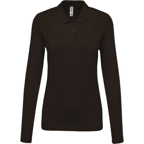 LADIES’ LONG-SLEEVED PIQUÉ POLO SHIRT