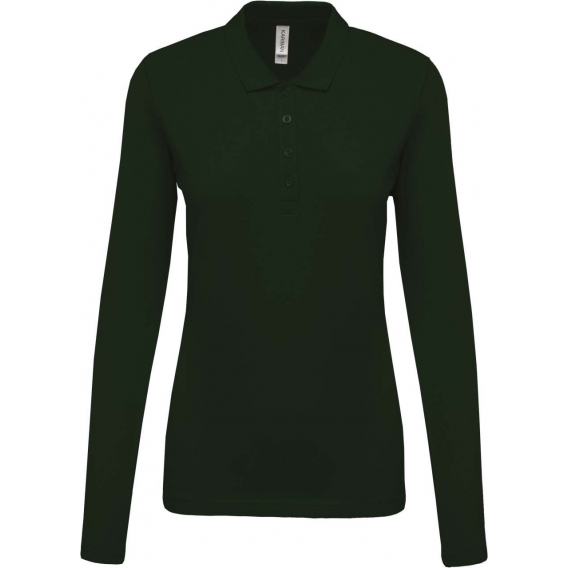 LADIES’ LONG-SLEEVED PIQUÉ POLO SHIRT