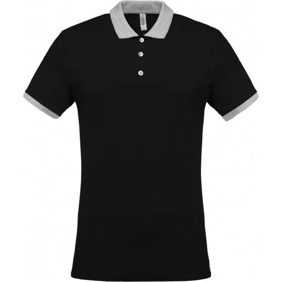 MEN'S TWO-TONE PIQUÉ POLO SHIRT