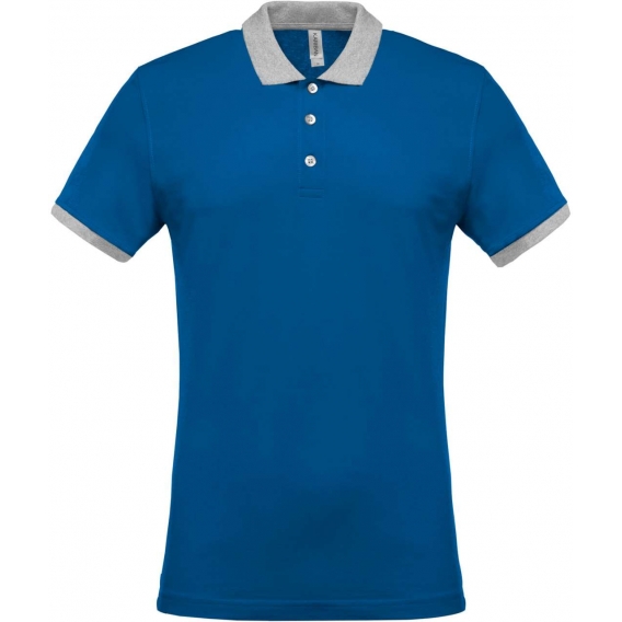 MEN'S TWO-TONE PIQUÉ POLO SHIRT