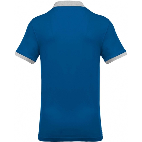 MEN'S TWO-TONE PIQUÉ POLO SHIRT
