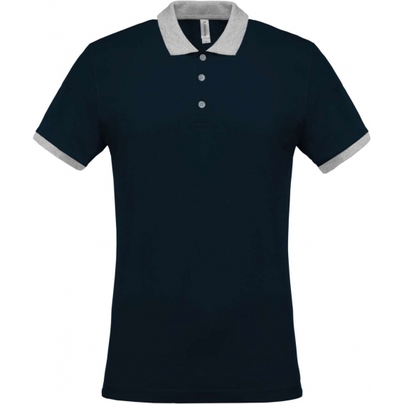 MEN'S TWO-TONE PIQUÉ POLO SHIRT