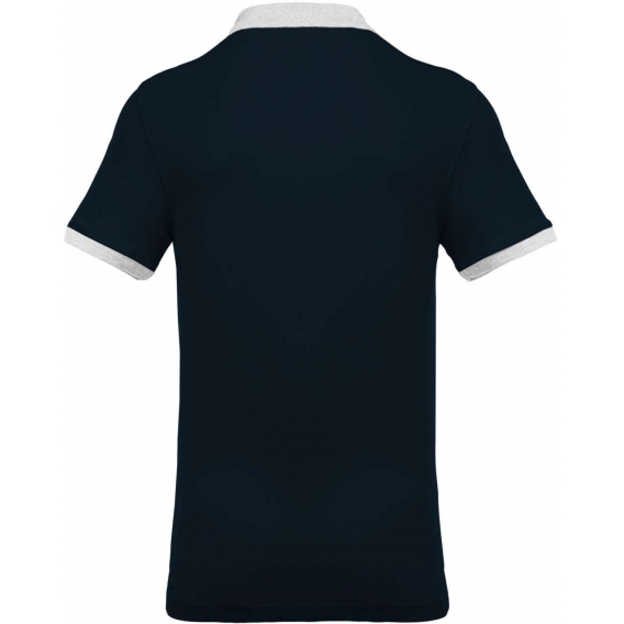 MEN'S TWO-TONE PIQUÉ POLO SHIRT