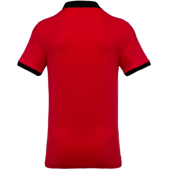 MEN'S TWO-TONE PIQUÉ POLO SHIRT
