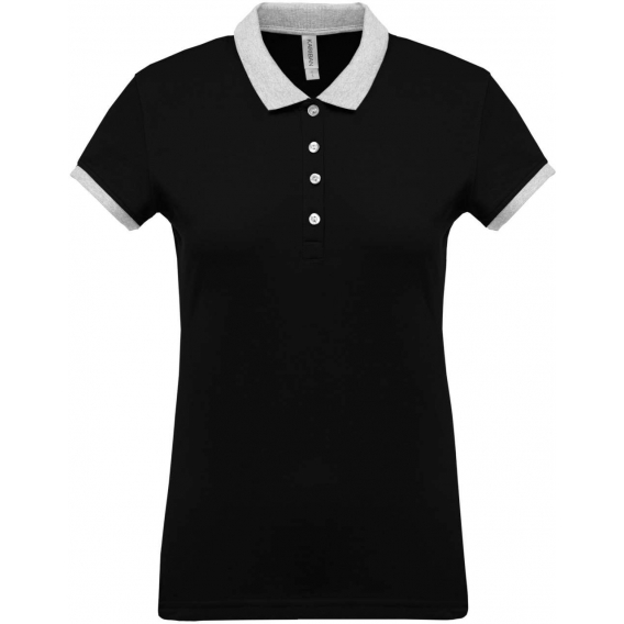 LADIES’ TWO-TONE PIQUÉ POLO SHIRT