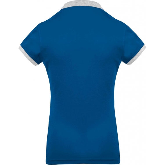 LADIES’ TWO-TONE PIQUÉ POLO SHIRT