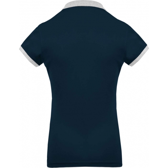 LADIES’ TWO-TONE PIQUÉ POLO SHIRT
