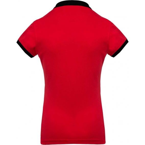 LADIES’ TWO-TONE PIQUÉ POLO SHIRT