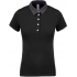 LADIES' TWO-TONE JERSEY POLO SHIRT