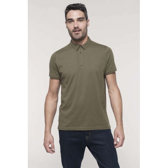 MEN'S SHORT SLEEVED JERSEY POLO SHIRT