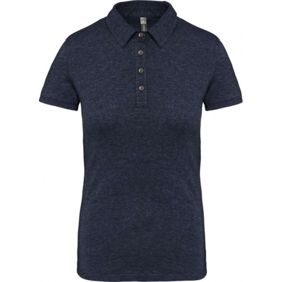 LADIES' SHORT SLEEVED JERSEY POLO SHIRT
