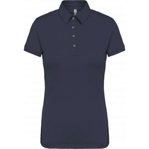 LADIES' SHORT SLEEVED JERSEY POLO SHIRT