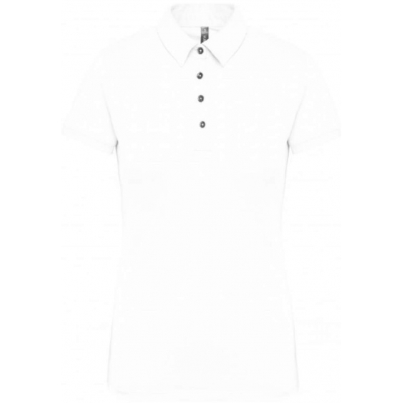 LADIES' SHORT SLEEVED JERSEY POLO SHIRT