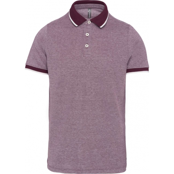 MEN'S TWO-TONE MARL POLO SHIRT