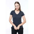 LADIES' SUPIMA® V-NECK SHORT SLEEVE T-SHIRT