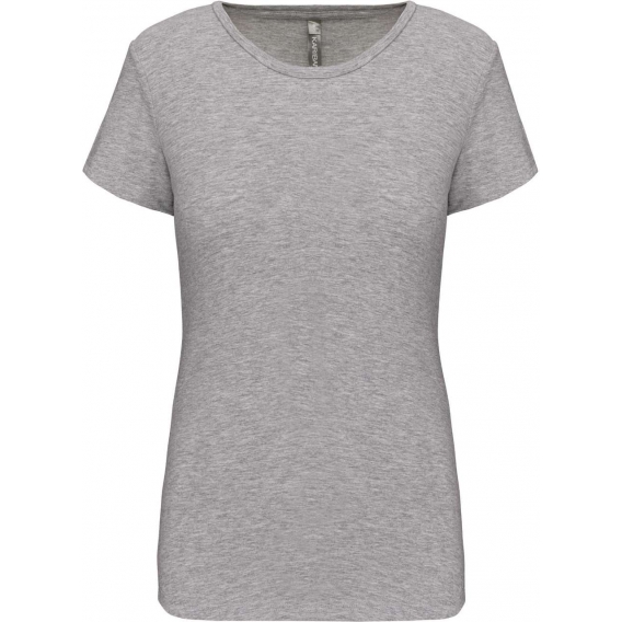 LADIES' SHORT-SLEEVED CREW NECK T-SHIRT