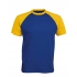 BASEBALL - SHORT-SLEEVED TWO-TONE T-SHIRT